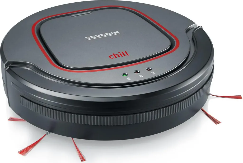 Robot Aspirateur Anti-Acariens Chill Argent - Élimine Poussière et Poils