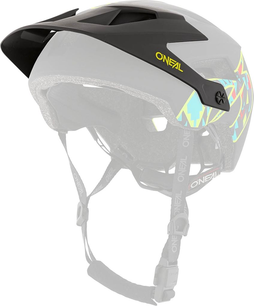 O'NEAL Helmschirm Defender Muerta Visor, Schwarz