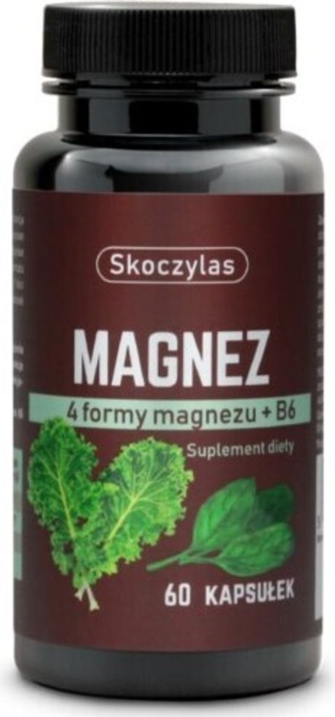 SKOCZYLAS Magnesium 4 Formen - Spinat Grünkohl Vitamin B6 MUSKELKRÄMPFE 60 Kapseln