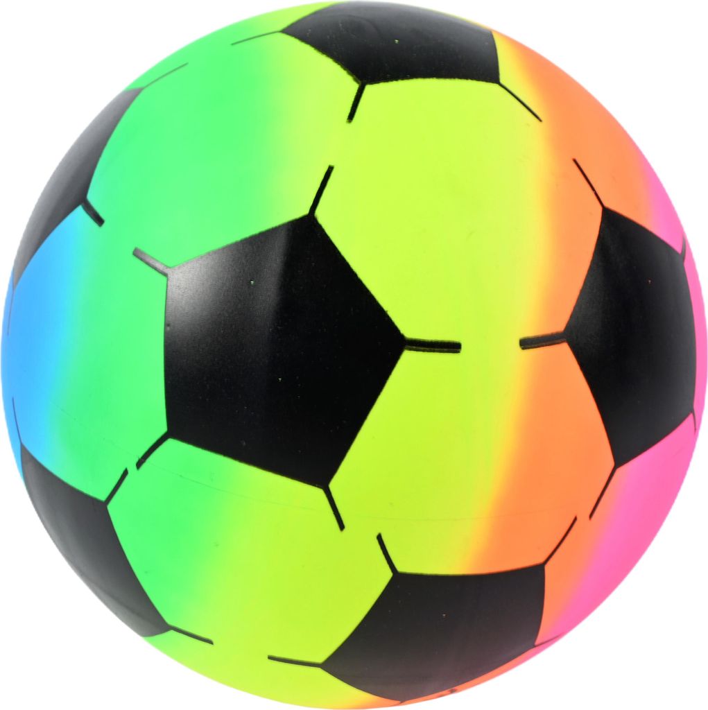 Bunter Gummiball Kinder 22cm Spielball Garten Strand Schule Produktbild 
