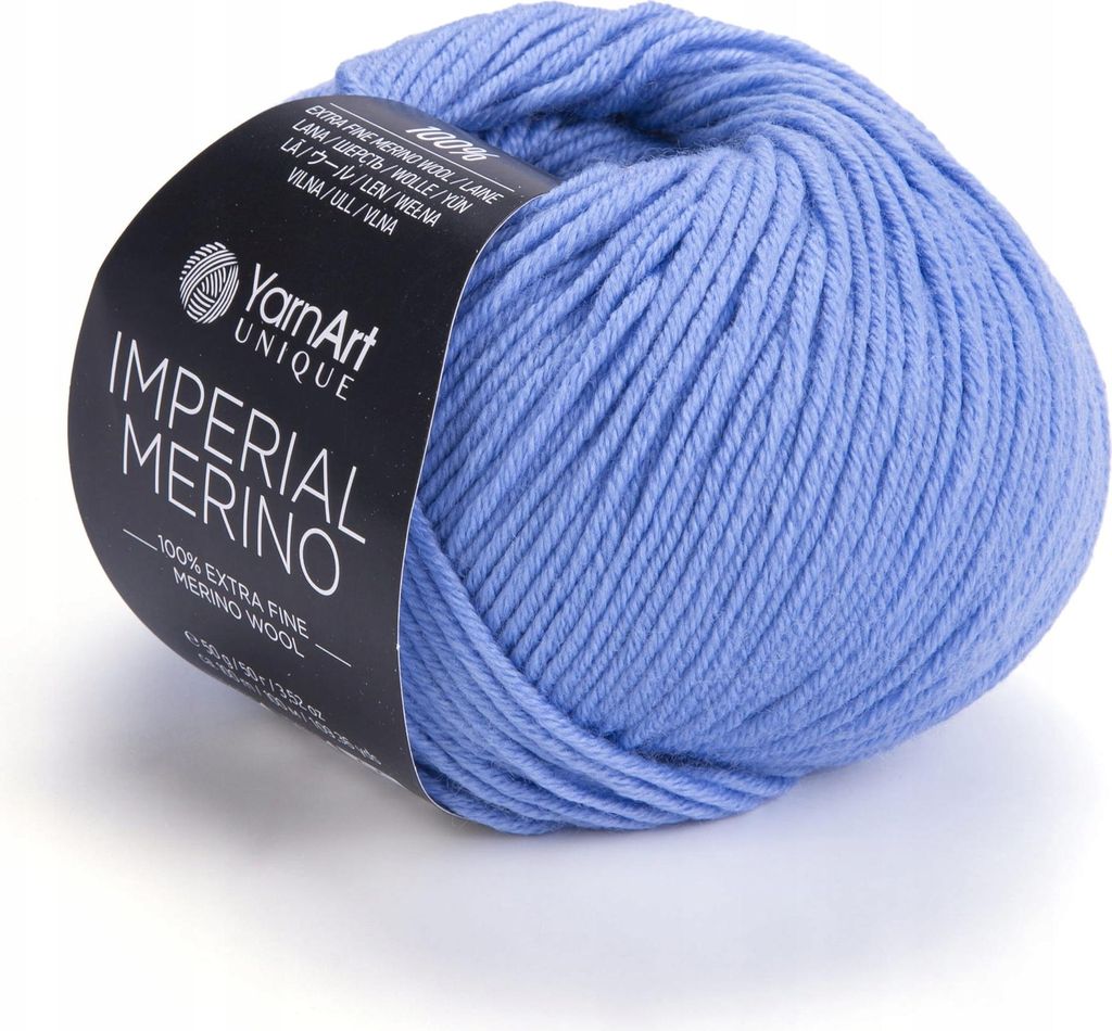 YarnArt Unique Imperial Merino Blau - Weich, Warm, Vielseitig, Perfekt für Kinder
