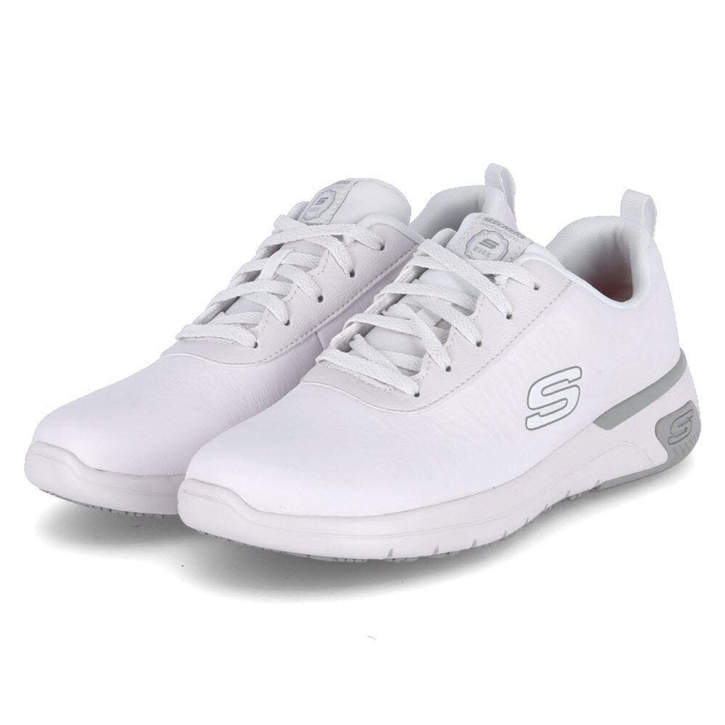 Skechers Low Sneaker MARSING GMINA Damen Leder Weiß Größe: Produktbild 