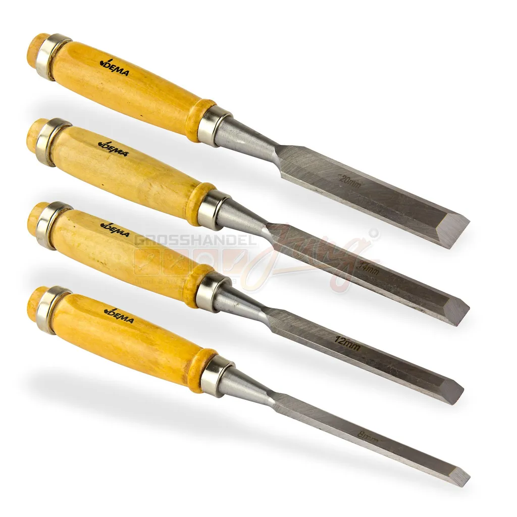 Set di scalpelli 4 pezzi 8/12/14/20