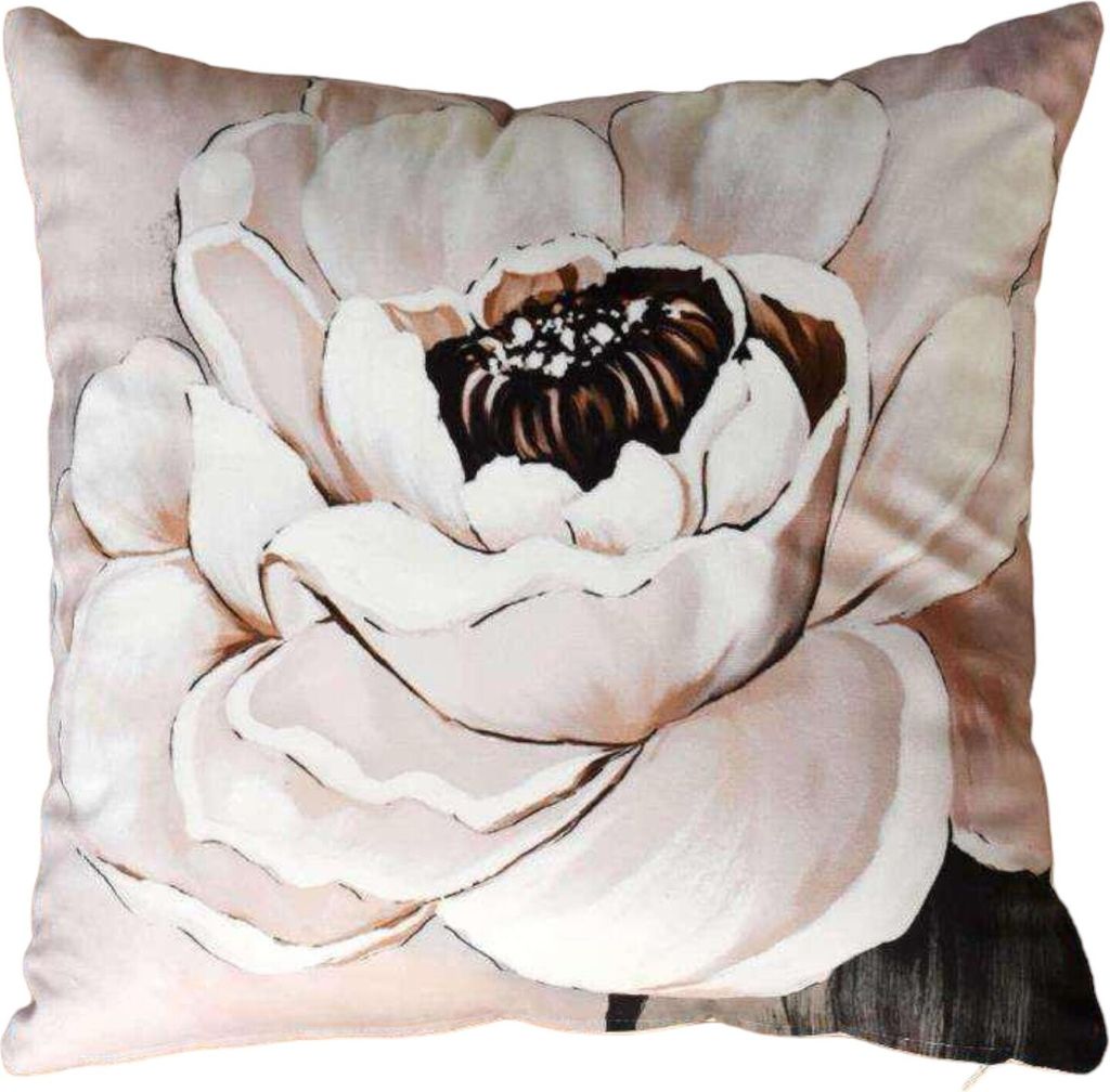 Jet-Line 2-er Deko Kissen Set Rose 40x40 cm Sofakissen für In- und Outdoor mit Füllung