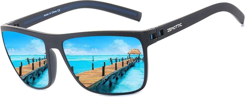 Polarisierte Herren Sonnenbrille TR90 Rahmen UV400 Schutz Produktbild 