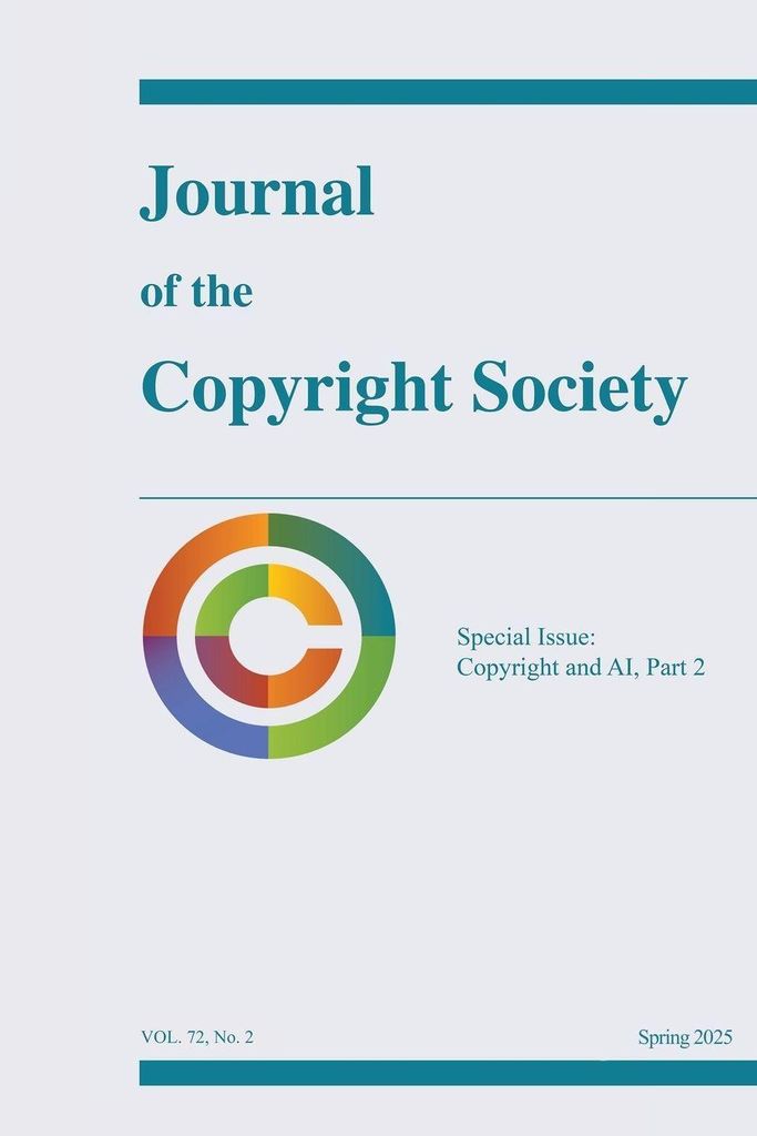 Journal of the Copyright Society Volume 72(2)