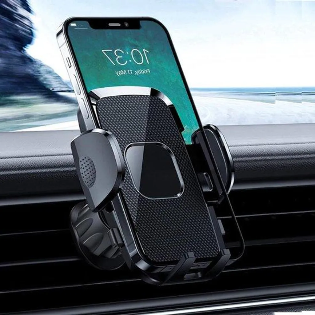 Support téléphone voiture pour navigation GPS avec rotation panoramique