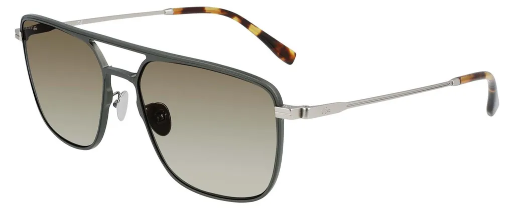 Lacoste L242SE Lunettes de Soleil Verres Dégradés Vert et Marron 57mm