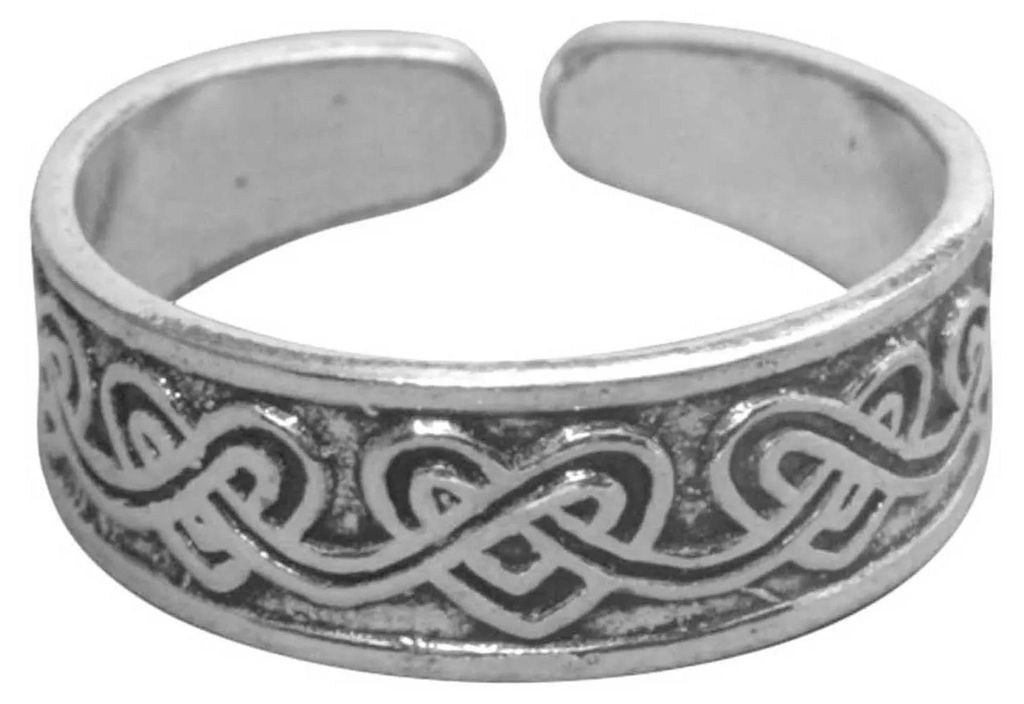 Zehenring Zehring Herz Antik 925 Silber