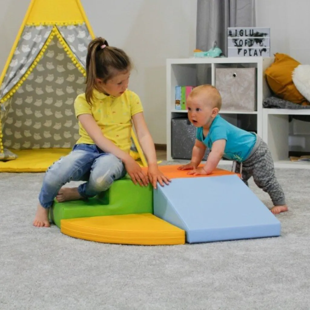 Modules de jeu souples pour parcours d'éveil bébé IGLU Soft Play - 4 PIÈCES - 15