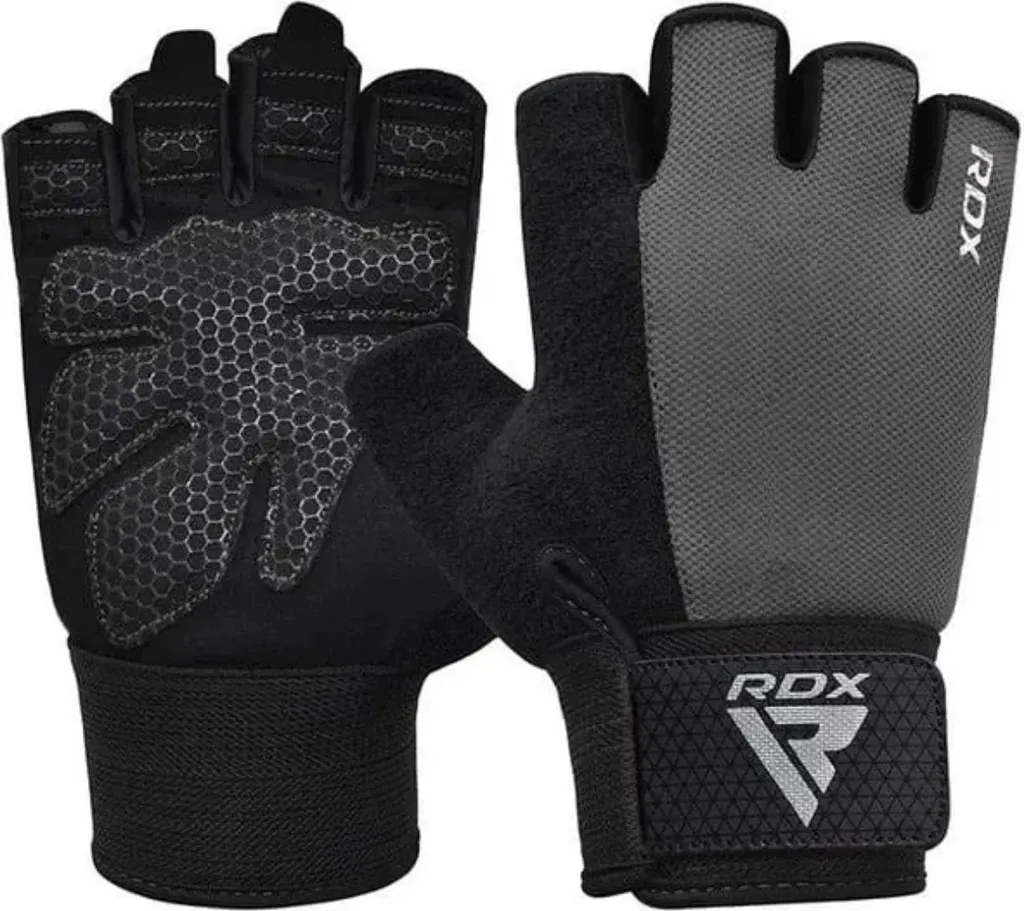 Gants de Sport RDX W1 Gris S Idéals pour Haltérophilie et Barres Fixes Pro