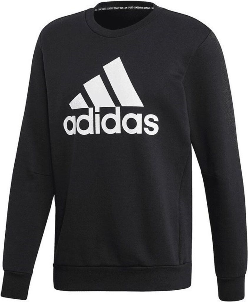 adidas M Mh Bos Crewfl Sweat-Shirt Schwarz EB5265