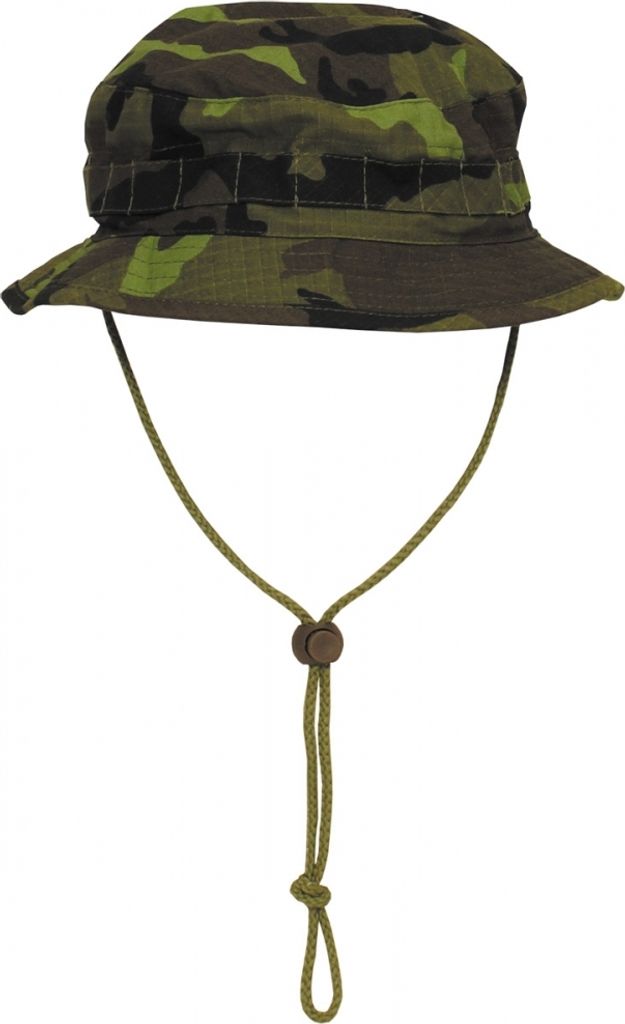 MFH Brit. Buschhut, mit Kinnband, SF Boonie, Rip Stop, M 95 CZ tarn