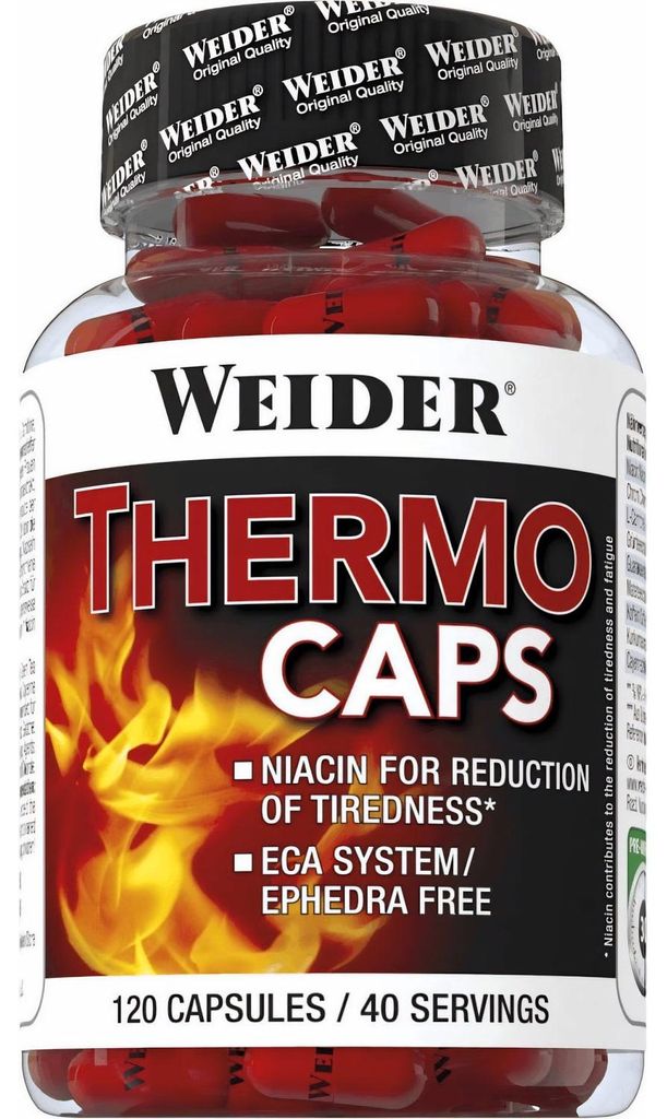 Weider Thermo Caps Fatburner (120 Kapseln) Produktbild 