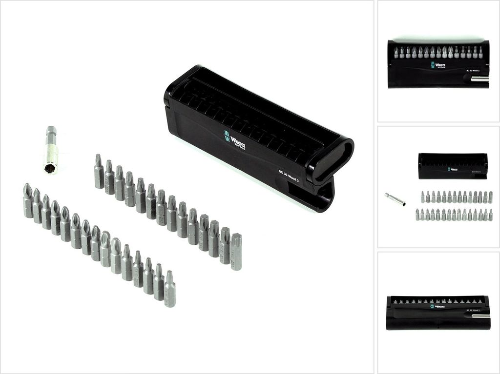 Wera Bit-Sortiment Bit-Check 30 Wood 2 30-tlg Produktbild 