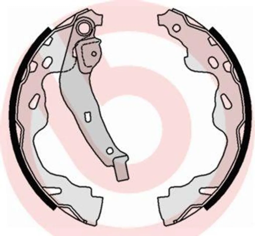 Brembo S 83 509 Jeu de mâchoires de frein arrière OE BYDLK3502130