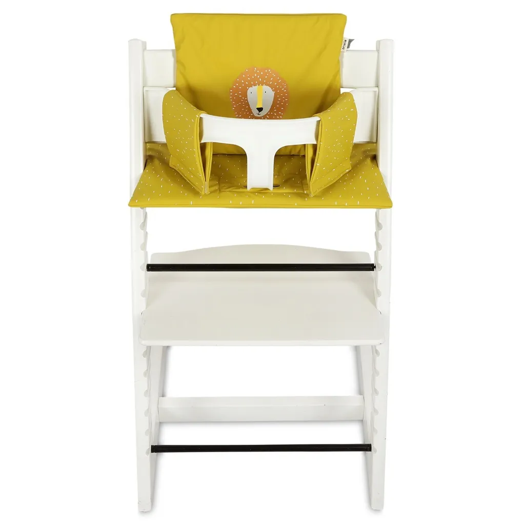 Assise de chaise haute imperméable Trixie Mr. Lion coloris jaune