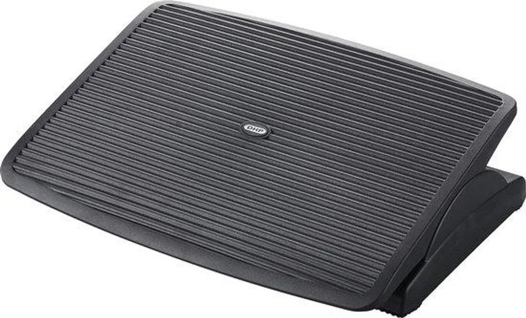 Repose-pieds compact FR03 noir - Support ergonomique de bureau réglable