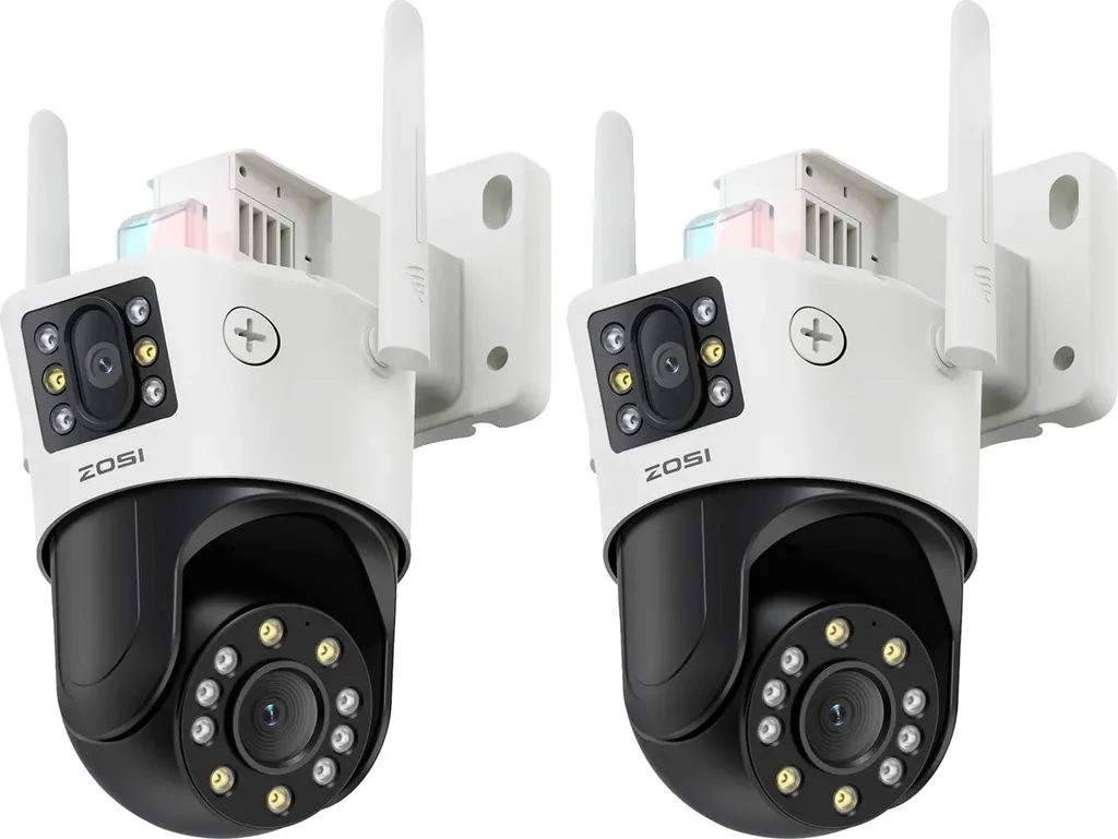 Caméra de sécurité C298 Lite double objectif détection IA (Lot de 2)