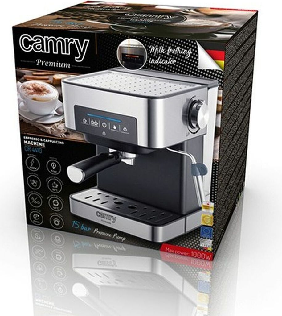 Ekspres do kawy, Camry, CR 4410, ciśnienie pompy 15 bar, Zdjęcie produktu 