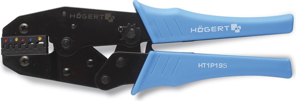 Högert Crimpzange für Kabelschuhe von 0.5 bis 6.0 mm² (20-10 AWG)