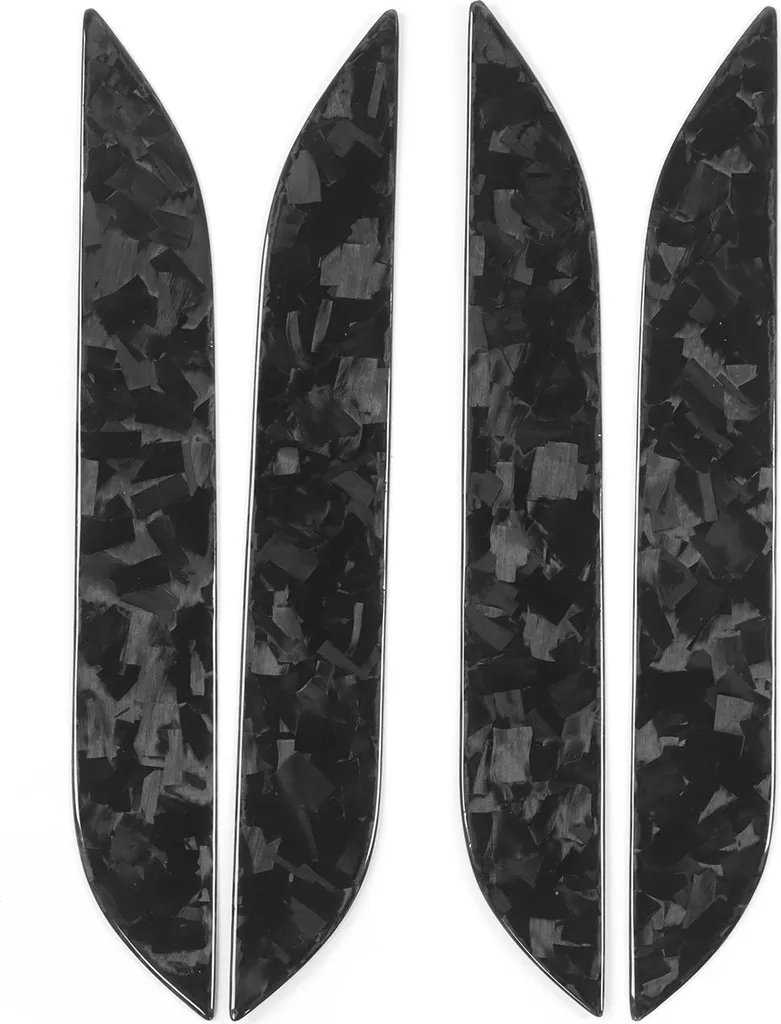 Kit décoration Tesla Model S en carbone véritable forgé brillant 4 pièces - 4