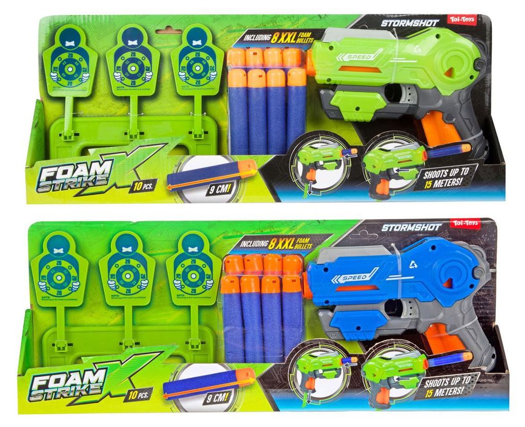 Toi-Toys schuimpistool XL, pijlen, doel, speelgoed, Productafbeelding 