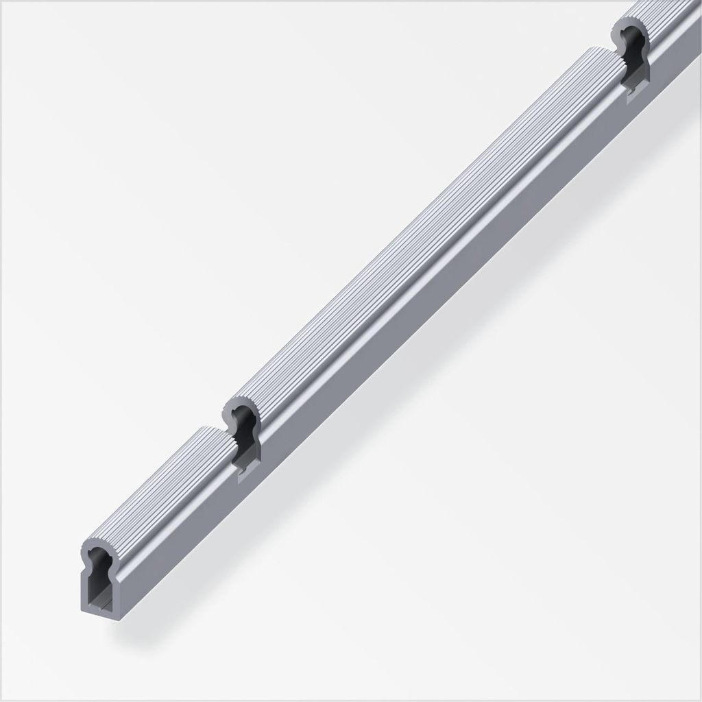 alfer Alu-Träger-Profil Renovation 1 m, 13 x 8 mm Alu roh blank