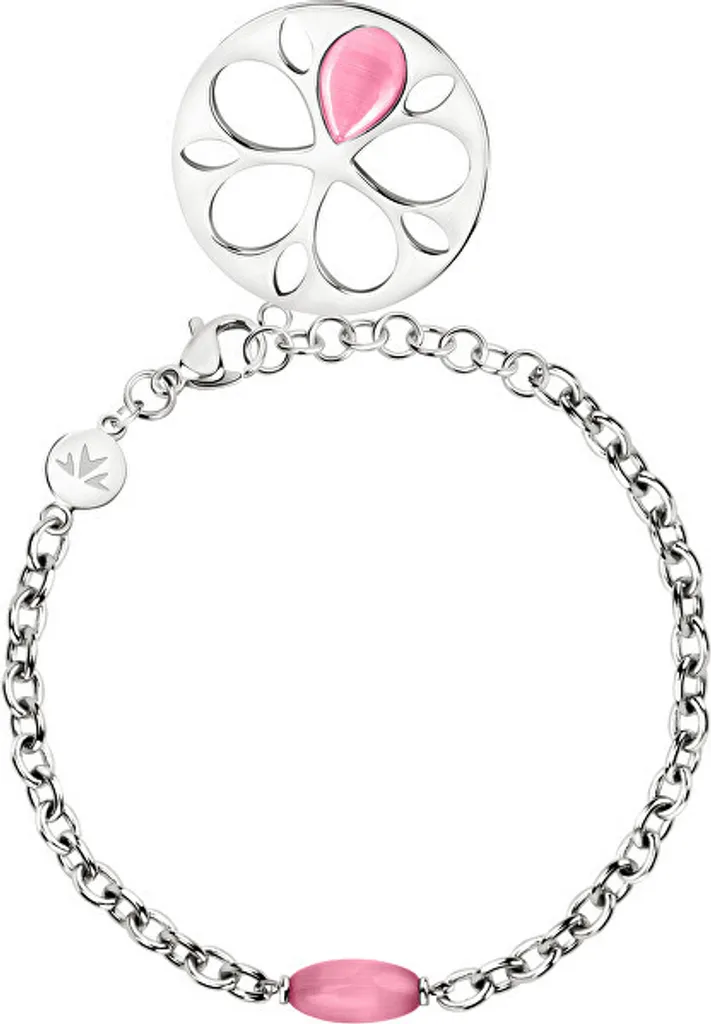 Bracelet jonc moderne pour femme et son pendentif floral chic Fiore