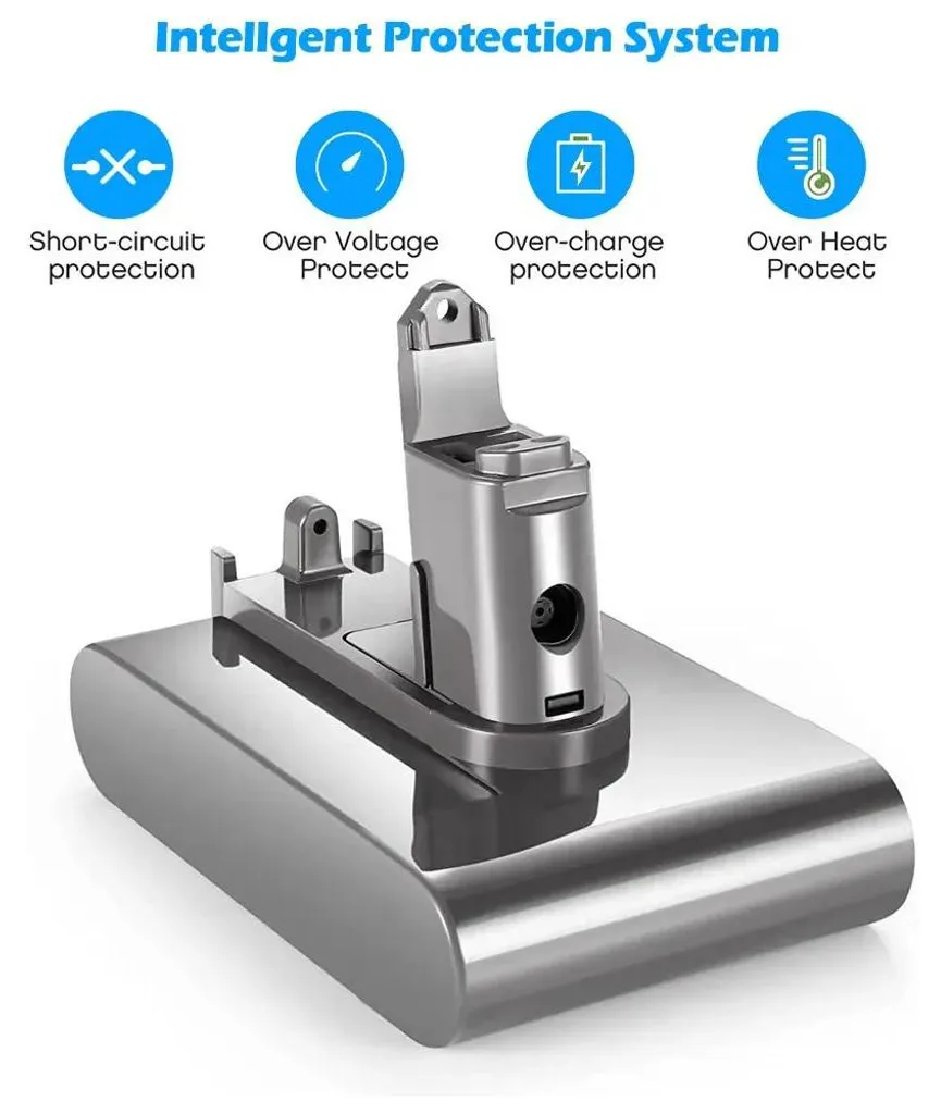 Batterie de Remplacement 22,2V - Corrige l'autonomie faible Dyson DC - 3