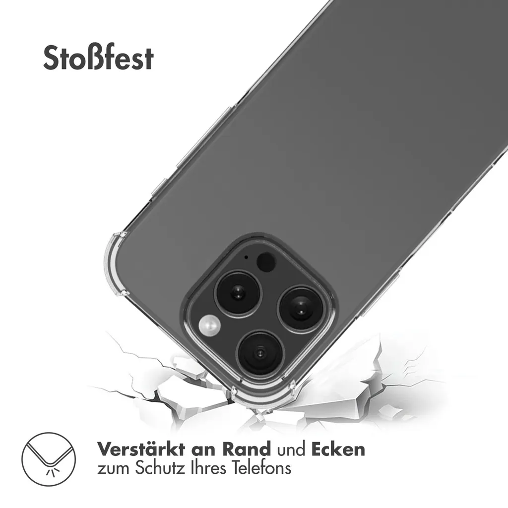 Custodia antiurto imoshion per iPhone 16 Pro - Trasparente - 2