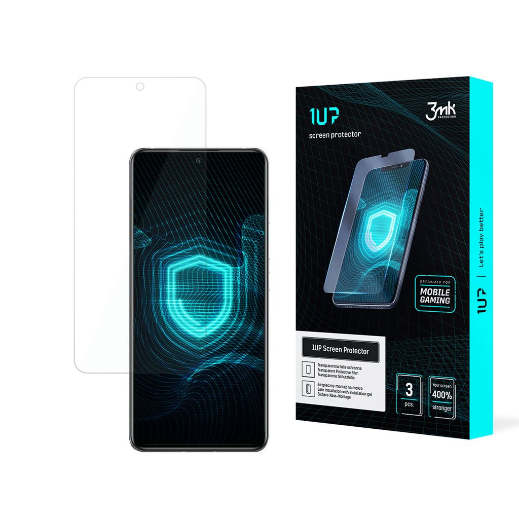 3mk Display Schutzfolie 1UP für ZTE Axon 30 Pro transparent Gaming (3 Stück)