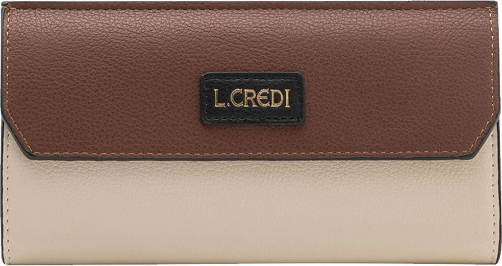 Portefeuille compact L.CREDI Olivette : fini le désordre coloris écru