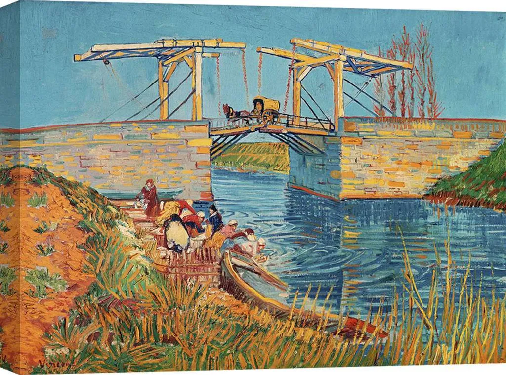 Tableau Van Gogh sur Toile, Couleurs Vibrantes, Grand Format 70x50 cm