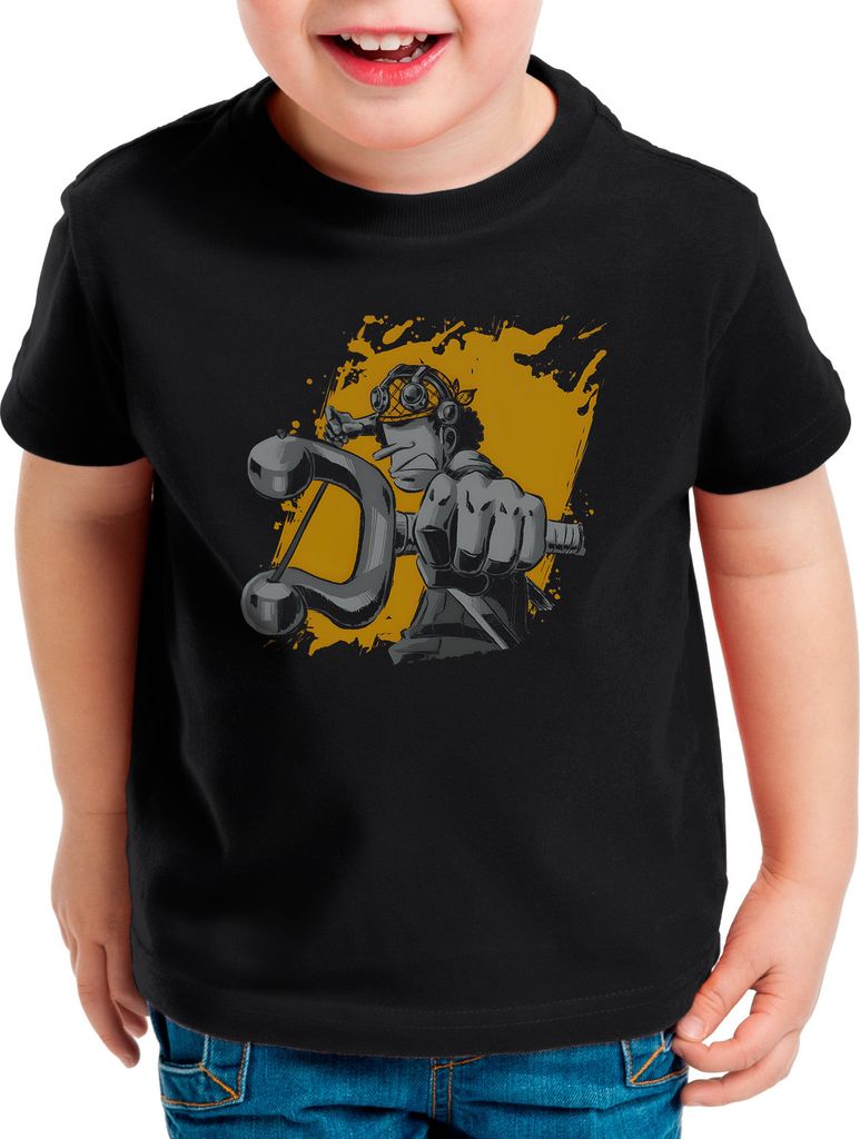 style3 Night Usopp Kinder T-Shirt anime manga luffy cosplay