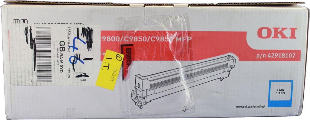 OKI Trommeleinheit Cyan C9600/C9800/C9650/C9850 MFP, 42918107, 30000 Seiten