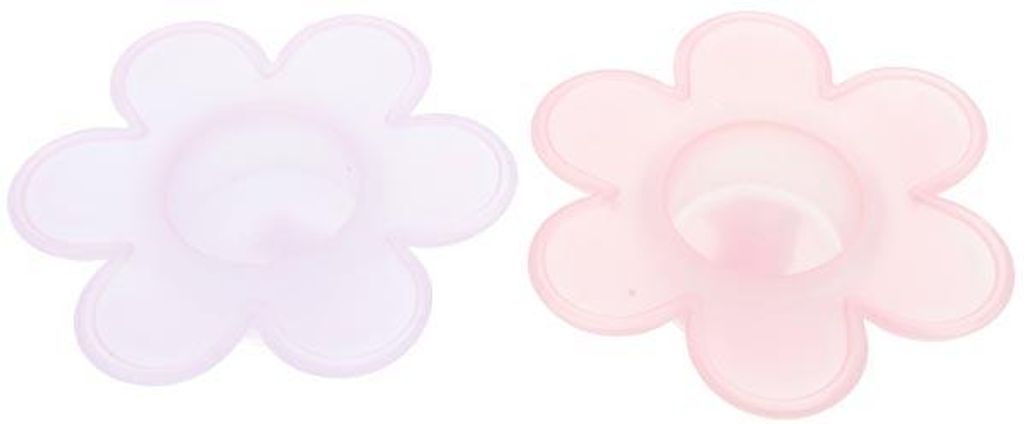 Teelichthalter Blumenform 11x3cm Glas Lieferumfang 2 Stück sortiert
