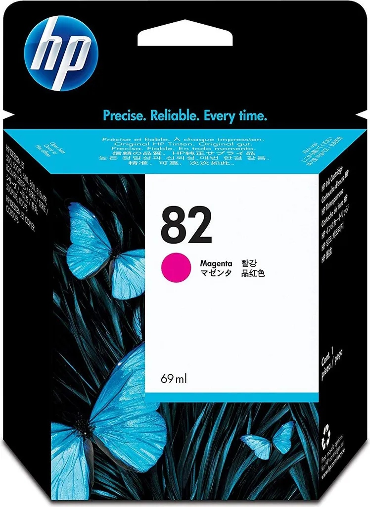 Cartuccia HP 82 Magenta Originale C4912A 69ml - Plotter DesignJet