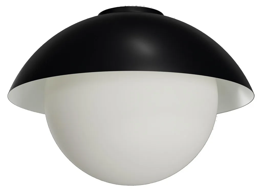 OSMONT LUKIDA LUK60014 Plafonnier LED 27W 3000K Verre Blanc et Noir IP65