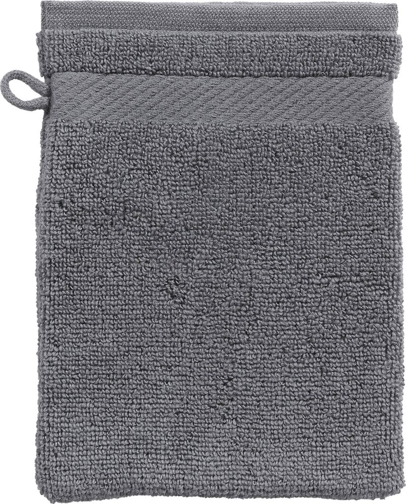 Waschhandschuh - Anthrazit - 16 x 21 cm - Baumwolle