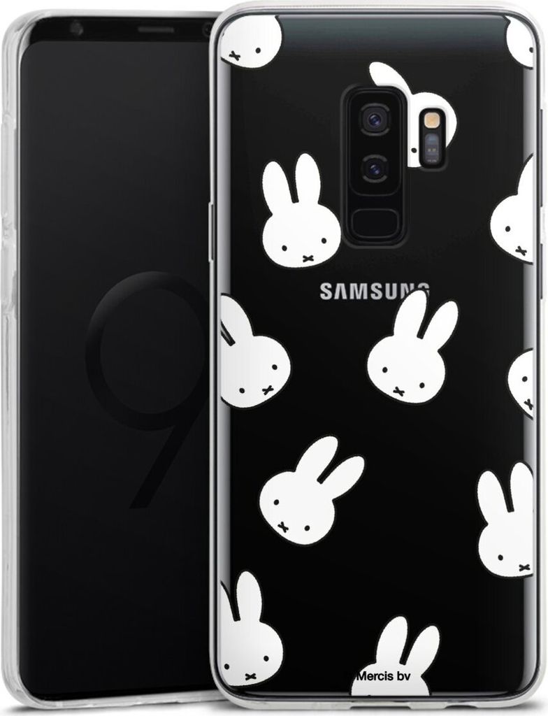 DeinDesign Handyhülle für Samsung Galaxy S9 Plus Silikon Hülle Case Smartphone Schutzhülle Muster transparent Miffy