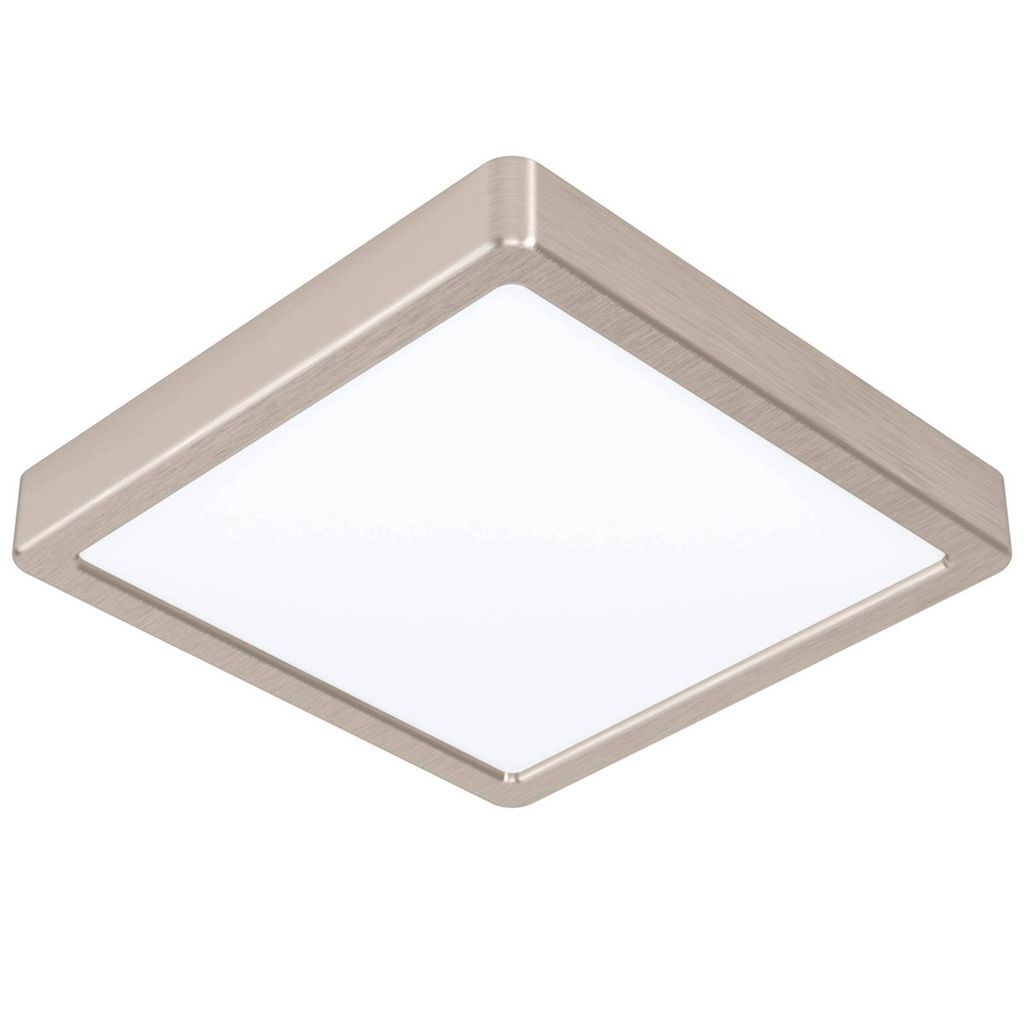 Eglo LED Plafonnier apparent Fueva 5 nickel mat 23x23cm 16W Image du produit 
