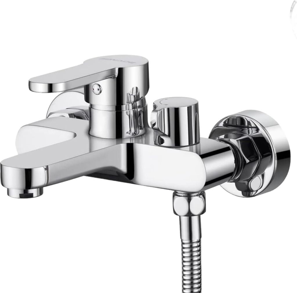 Wannenarmatur Badewannenarmatur mit 3 Strahlarten Produktbild 