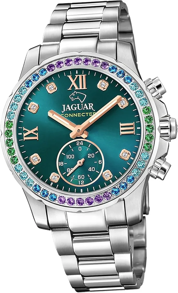 Montre Femme Jaguar Argent Connected : Alliez Technologie et Élégance