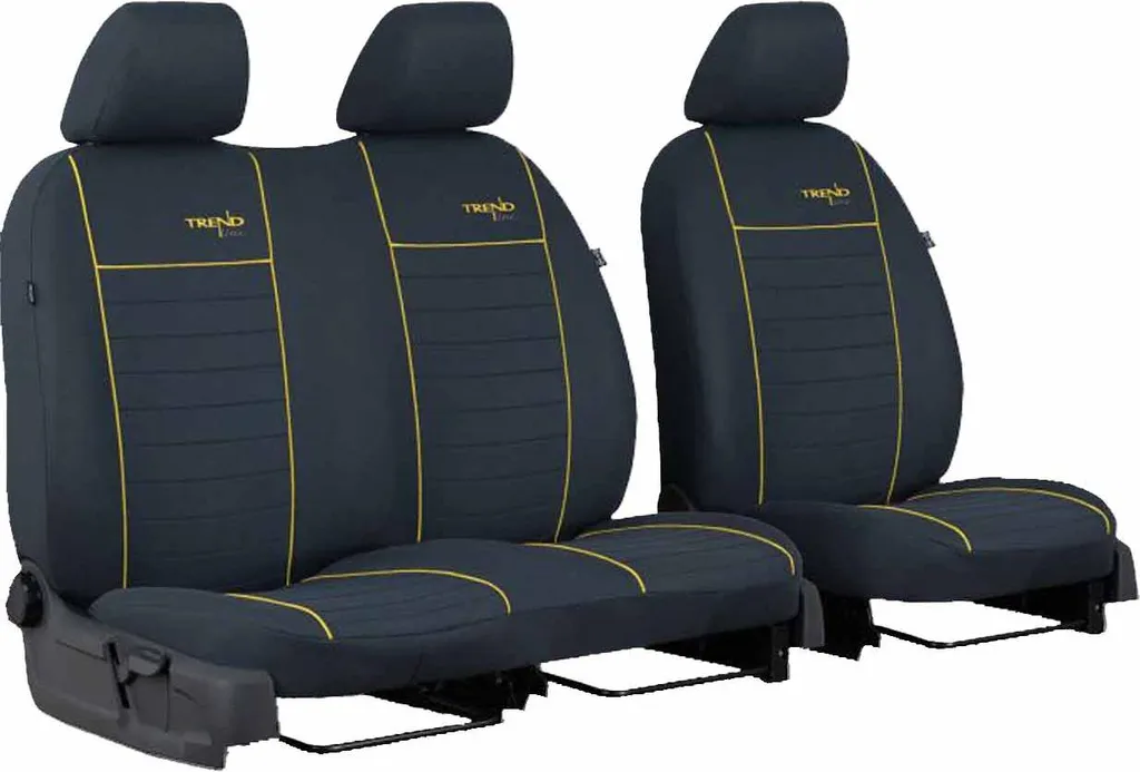 Coprisedili Mercedes Vito W639 Giallo 9 Posti: Protezione in Ecopelle