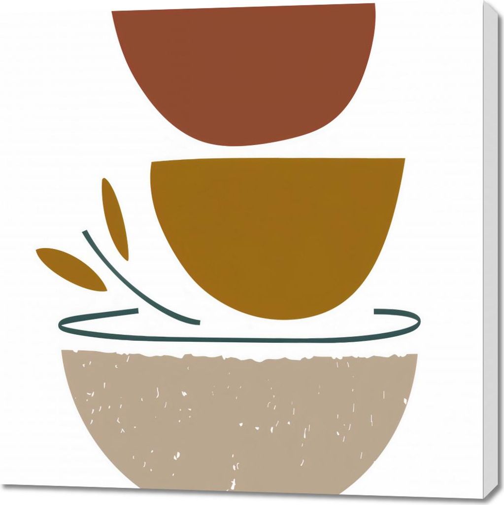 Bild 90x90cm Konsistente Form