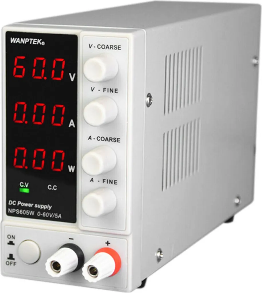 Alimentation stabilisée continue 0-60V 5A Transformateur de Labo LED