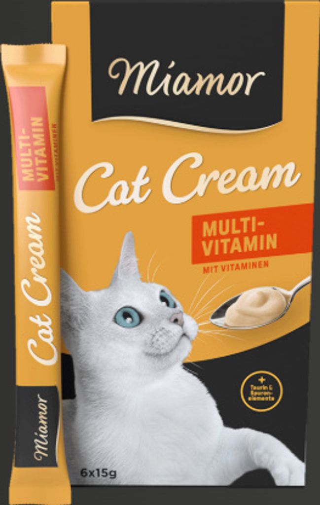 Miamor - Cream Snack 6x15g (11er Pack) | Multi-Vitamin Cream