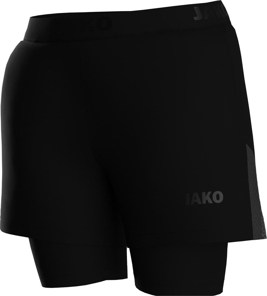 JAKO 2-in-1 Short Power schwarz schwarz 42