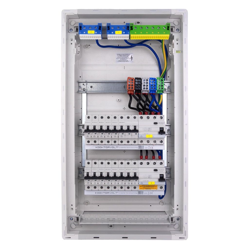 Scatola portafusibili Hager da incasso 3x12 moduli 14xMCB Immagine del prodotto 